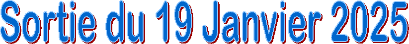 Sortie du 19 Janvier 2025