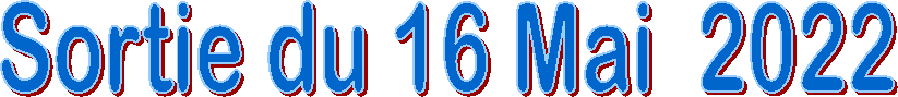 Sortie du 16 Mai  2022