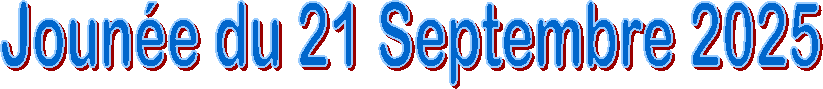 Joun�e du 21 Septembre 2025