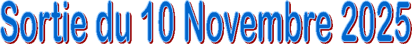 Sortie du 10 Novembre 2025